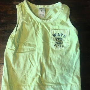 Bright yellow tank top